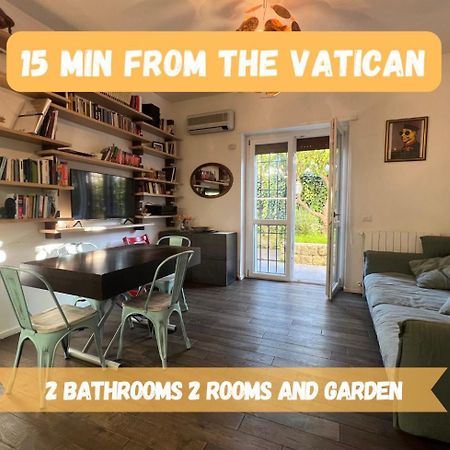 15 Min From The Vatican Wi-Fi And Garden Eksteriør billede